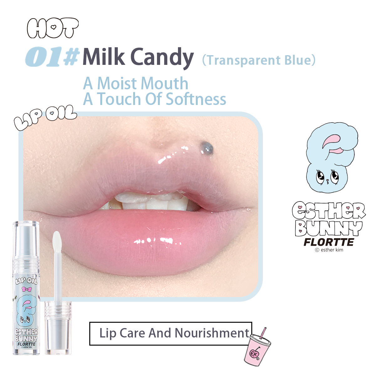 Collection of Esther Bunny Lippenserum in a gallery layout